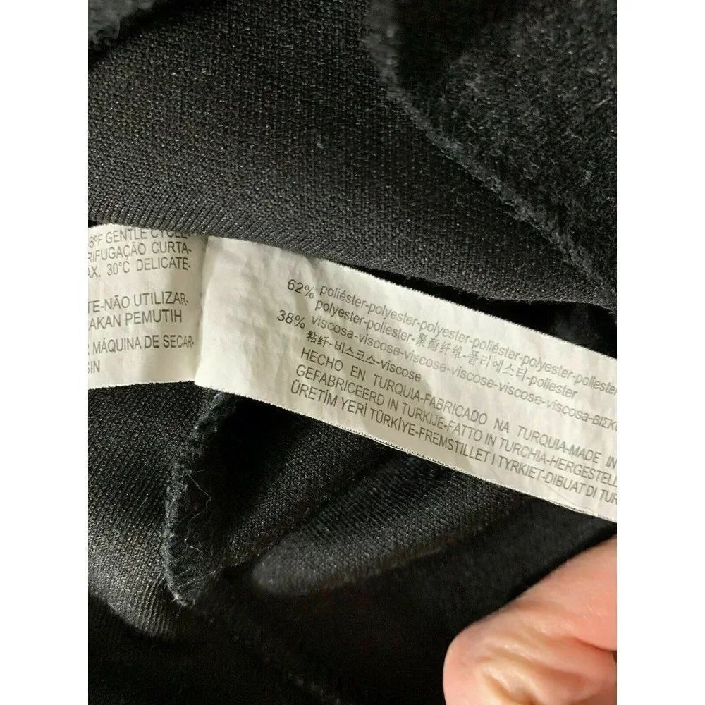 Zara Womens Solid Charcoal Gray High Waist Fit Flare Mini Skirt Small - Picture 7 of 7